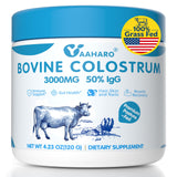 YAAHARO Colostro bovino en polvo, botella exhibida, ingesta conveniente.