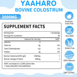 YAAHARO Colostro bovino en polvo, mezcla lista para batidos nutritivos diarios.