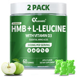 Yaaharo gominolas HMB-Leucina, empaque doble, práctico para consumo diario.