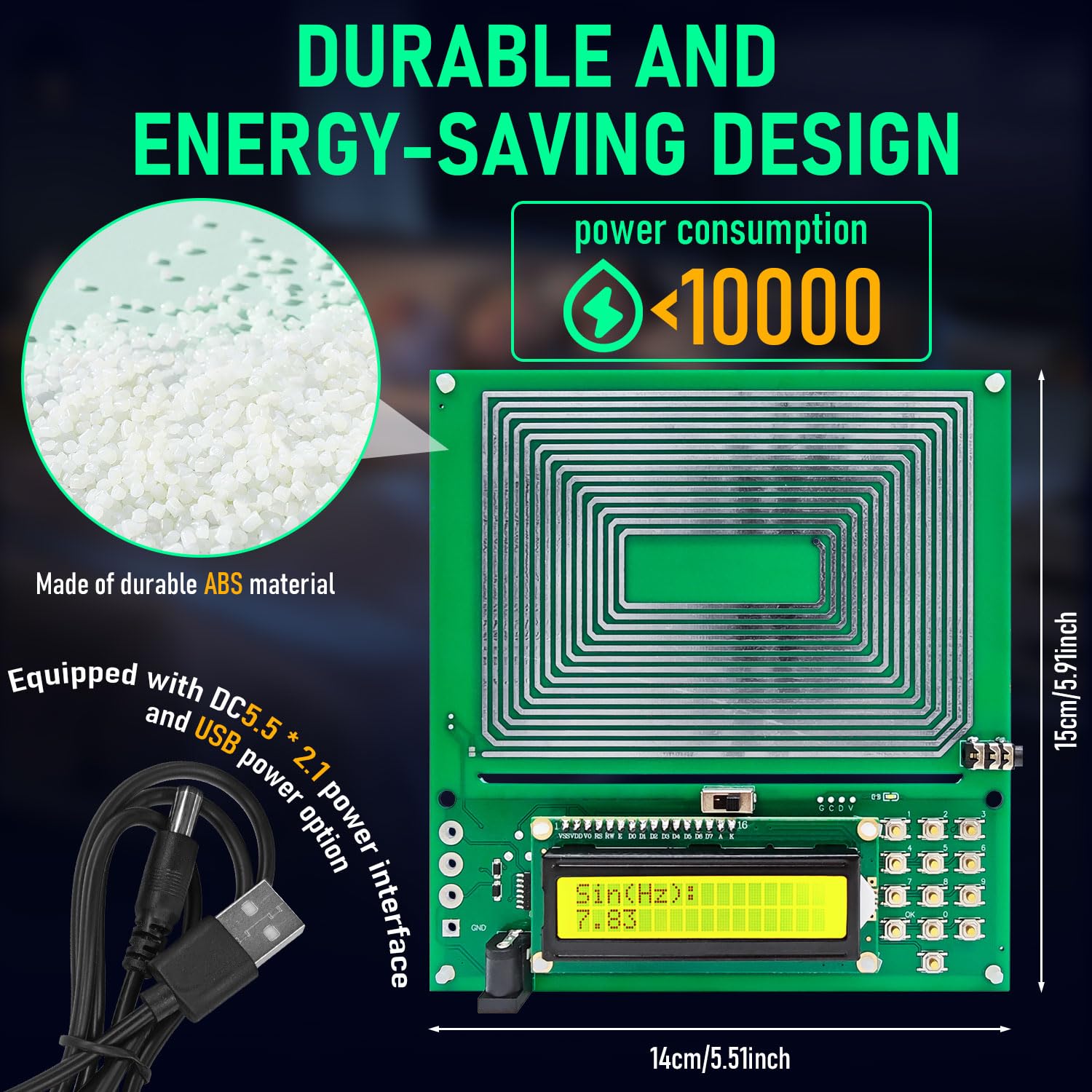 Equipo de pruebas electrónicas con YAMEOME para calibraciones y experimentos.