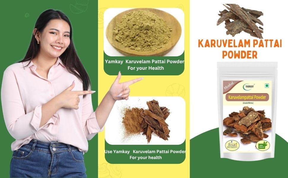 Yamkay Karuvelampattai primer plano, aroma terroso al mezclar con bebidas