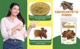 Yamkay Karuvelampattai primer plano, aroma terroso al mezclar con bebidas