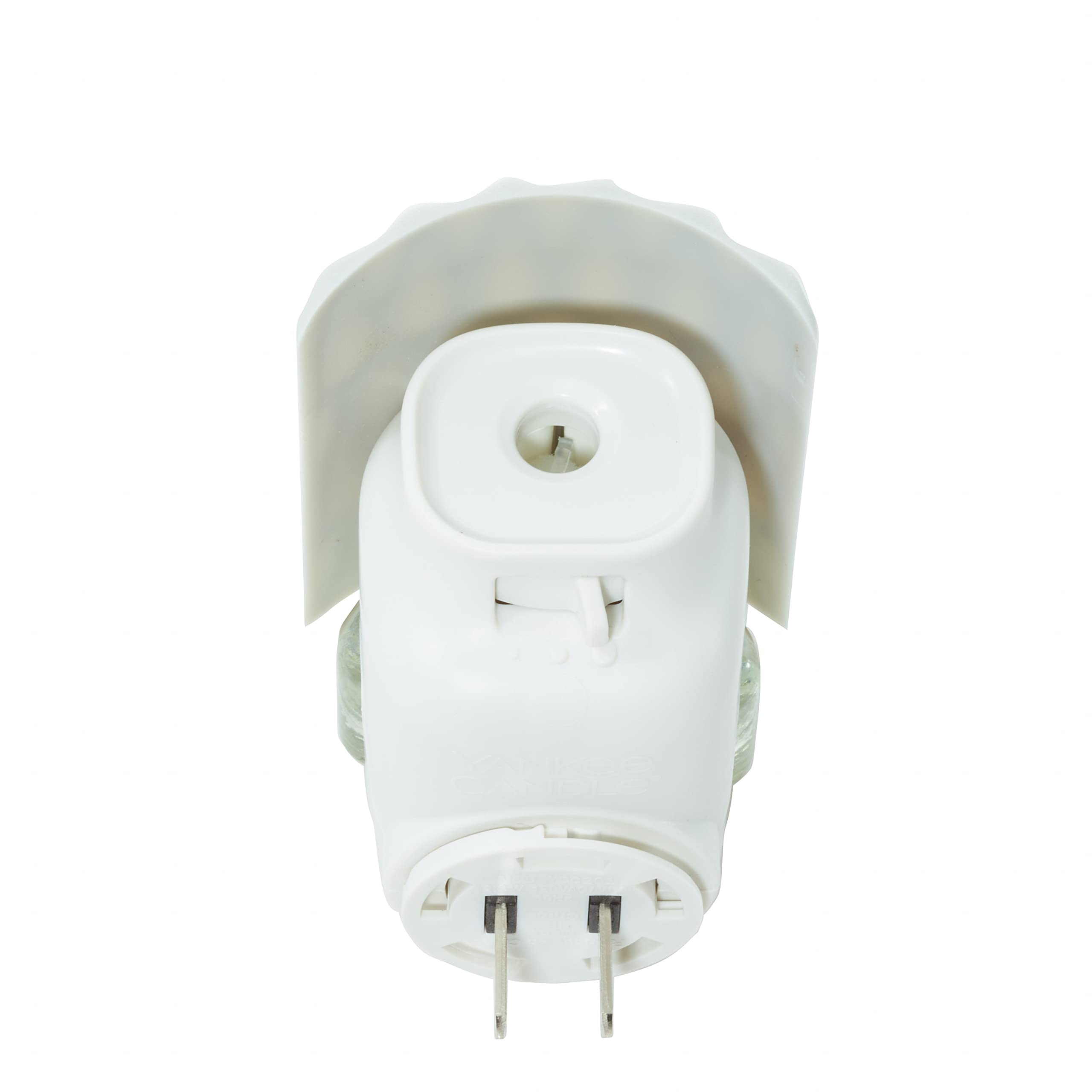 Difusor Yankee Candle ScentPlug sobre la mesa para uso diario.