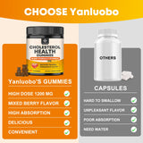 Yanluobo gominolas con coenzima Q10 para energía y bienestar general.