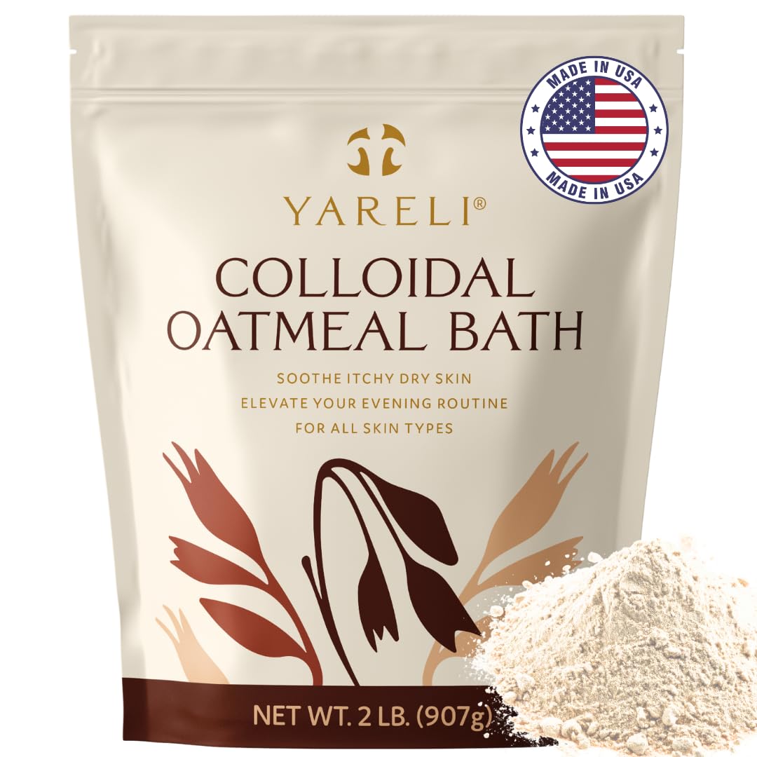 YARELI avena coloidal en botes, opción cómoda para el baño diario