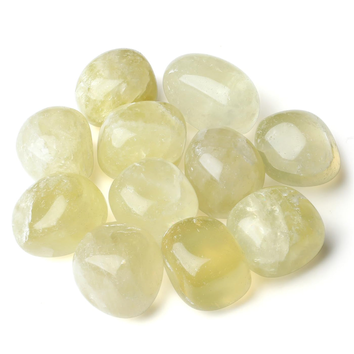 Piedras citrino pulidas de YATOJUZI para equilibrio y serenidad.
