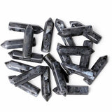 Piedras Labradorita negra de YATOJUZI, conjunto de 20 piezas pulidas para energizar el ambiente