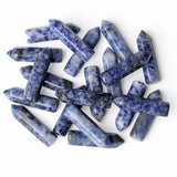 YATOJUZI 20 piezas de cristales azules pulidos para uso espiritual y decorativo