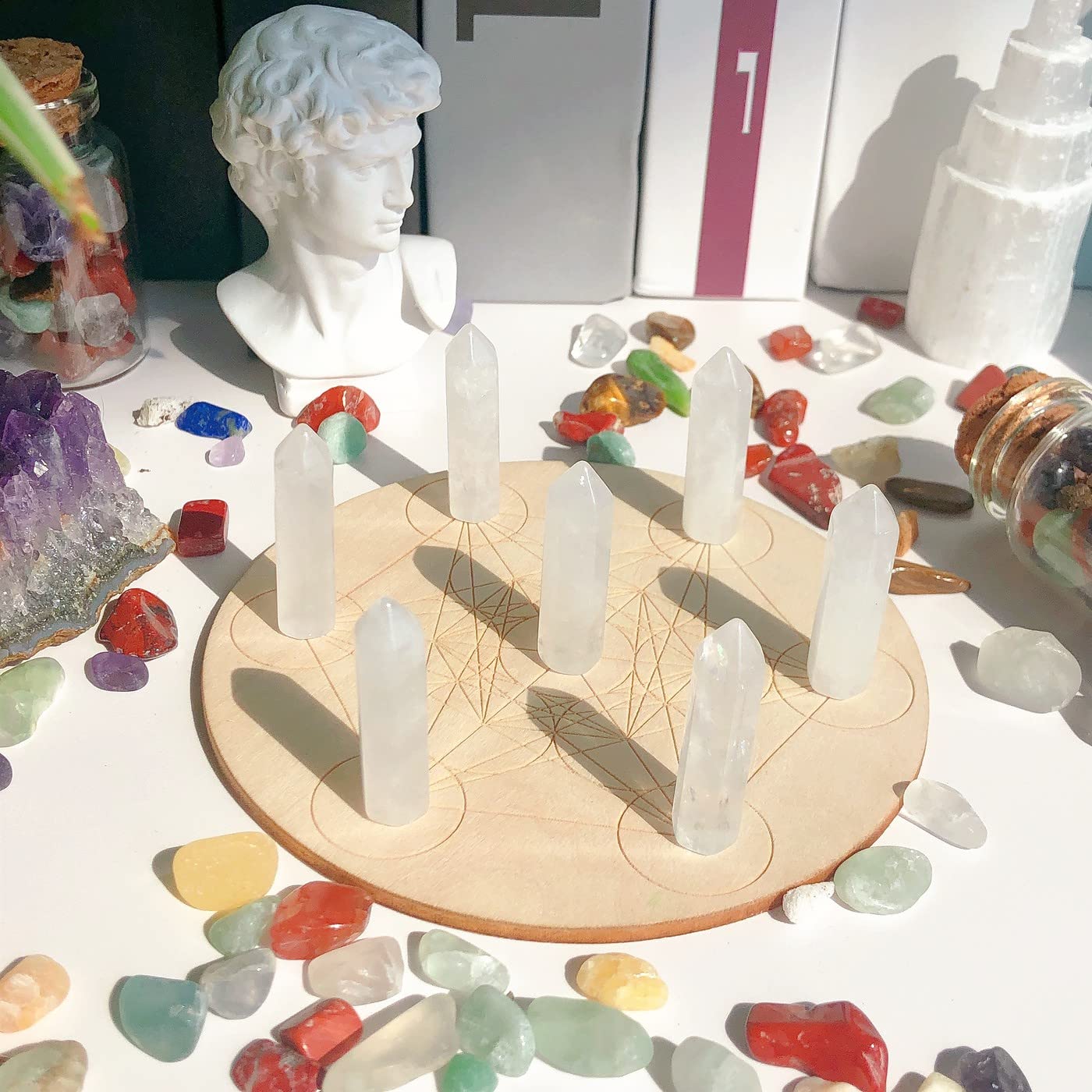 Caja regalo YATOJUZI con cristales, regalo elegante para amantes de la armonía.