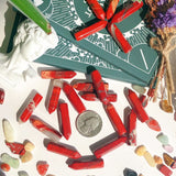 YATOJUZI conjunto de 10 piedras jaspe rojo para energía positiva.