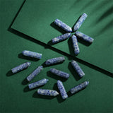 Conjunto de 10 piedras azules de YATOJUZI para meditación y relajación.