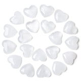 YATOJUZI Corazón de cuarzo transparente, ideal para meditación y equilibrio emocional suave.