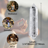 YATOJUZI cristal claro 3-5 pulgadas para rituales de energía