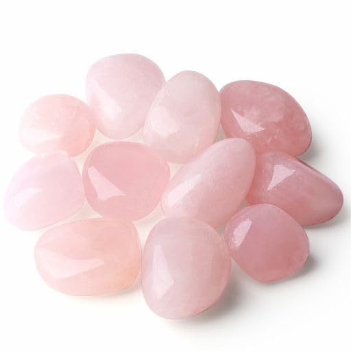 YATOJUZI cuarzo rosa pulido de 2-3 cm para meditación y relajación.