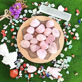 YATOJUZI cuarzo rosa específico para prácticas de meditación.