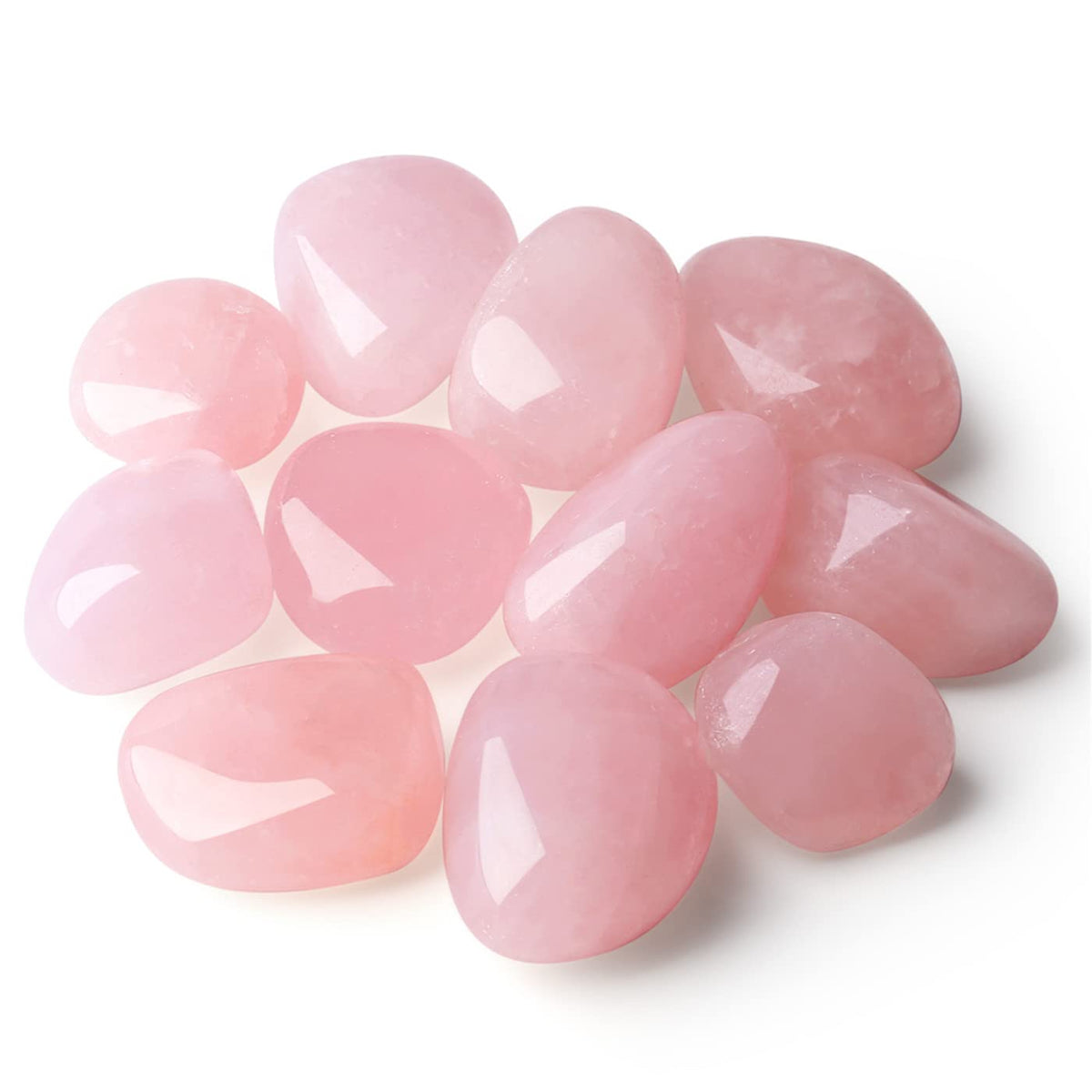YATOJUZI cuarzo rosa pulido para meditación y armonía