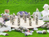 YATOJUZI caja regalo con jaspe dalmático para regalo elegante y bienestar emocional.