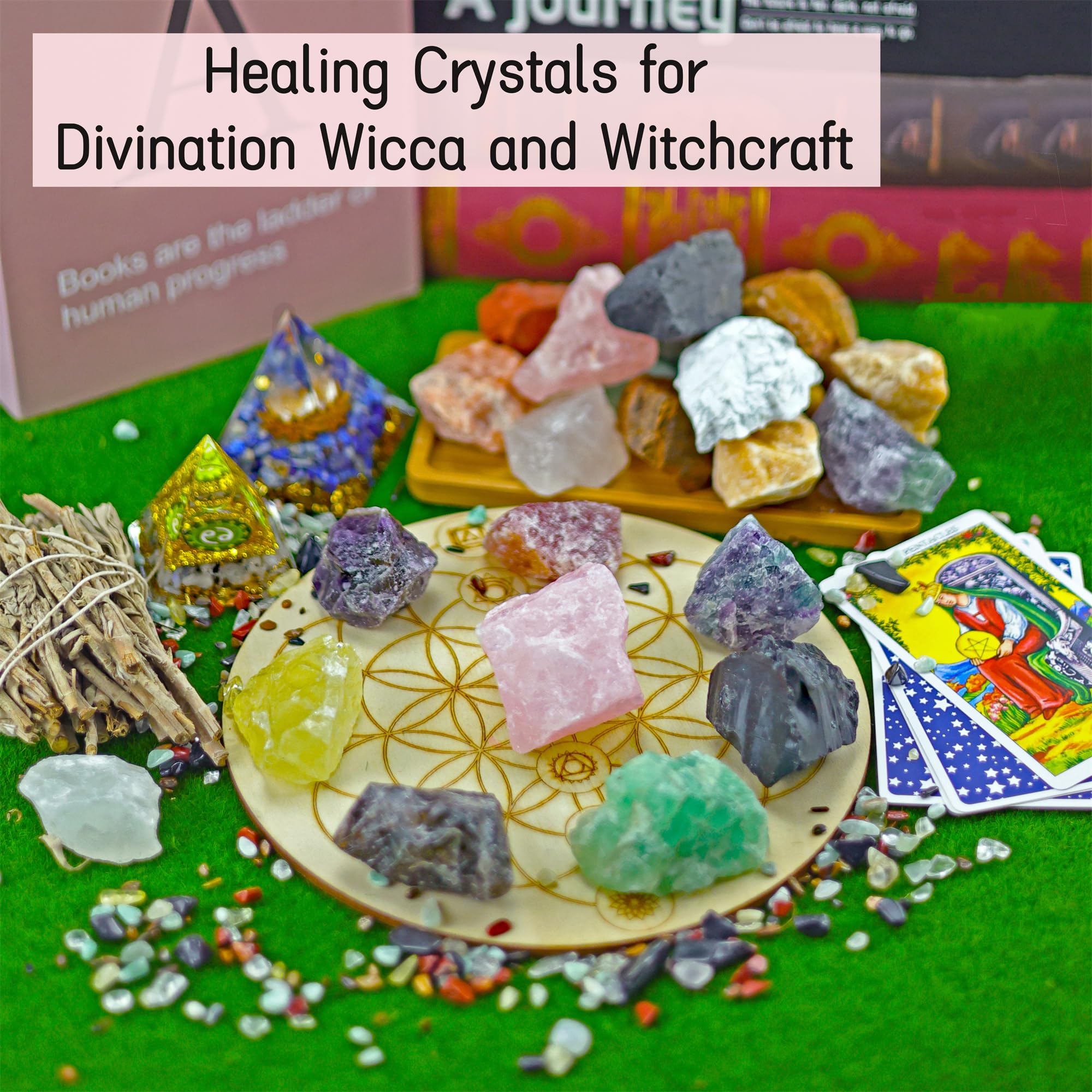 YATOJUZI fluorita arcoiris decorativa para feng shui y hogar.