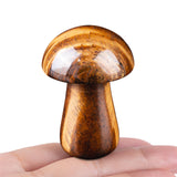 YATOJUZI hongo decorativo ojo de tigre 2 pulgadas para decoración y energía calmante.