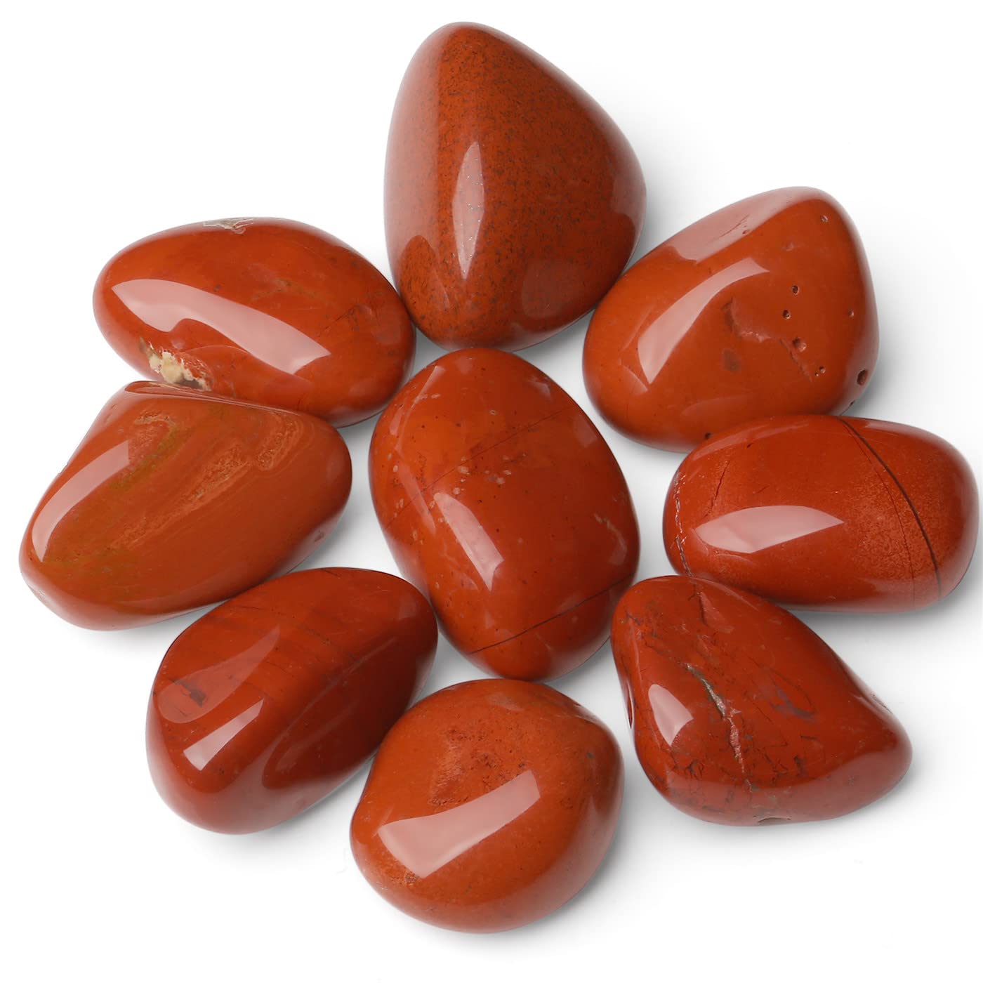 YATOJUZI jaspe rojo pulido, fuente de energía suave para meditación y equilibrio emocional