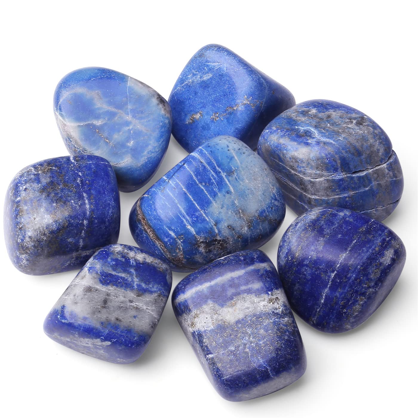 YATOJUZI lapislázuli – piedras pulidas para meditación y equilibrio emocional.