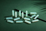 Conjunto de cristales YATOJUZI para meditación y balance de chakras.