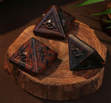YATOJUZI obsidiana roja ojo malo, ideal para meditaciones.