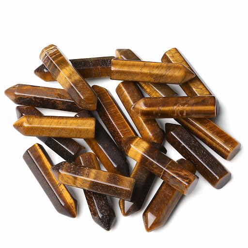 YATOJUZI Ojo de Tigre, piedra pulida para enfoque meditativo y balance emocional.