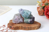 YATOJUZI piedra cruda natural fluorita, ideal para tallado artesanal.