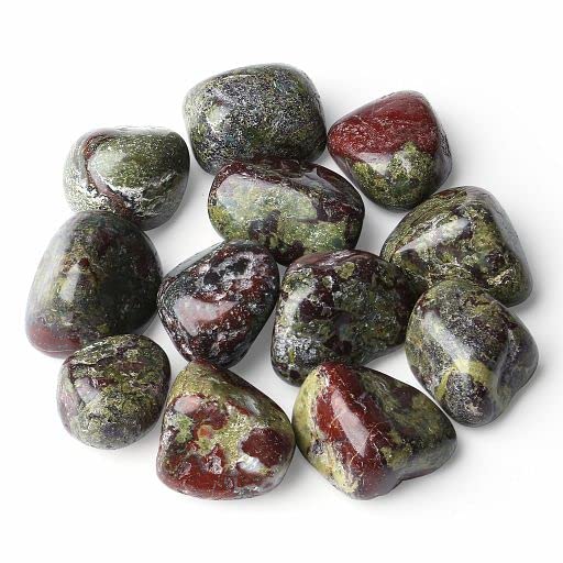 Piedra sangre de dragón YATOJUZI pulida para relajación y enfoque.