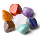 Piedras 7 chakras de YATOJUZI para equilibrio energético en meditaciones.