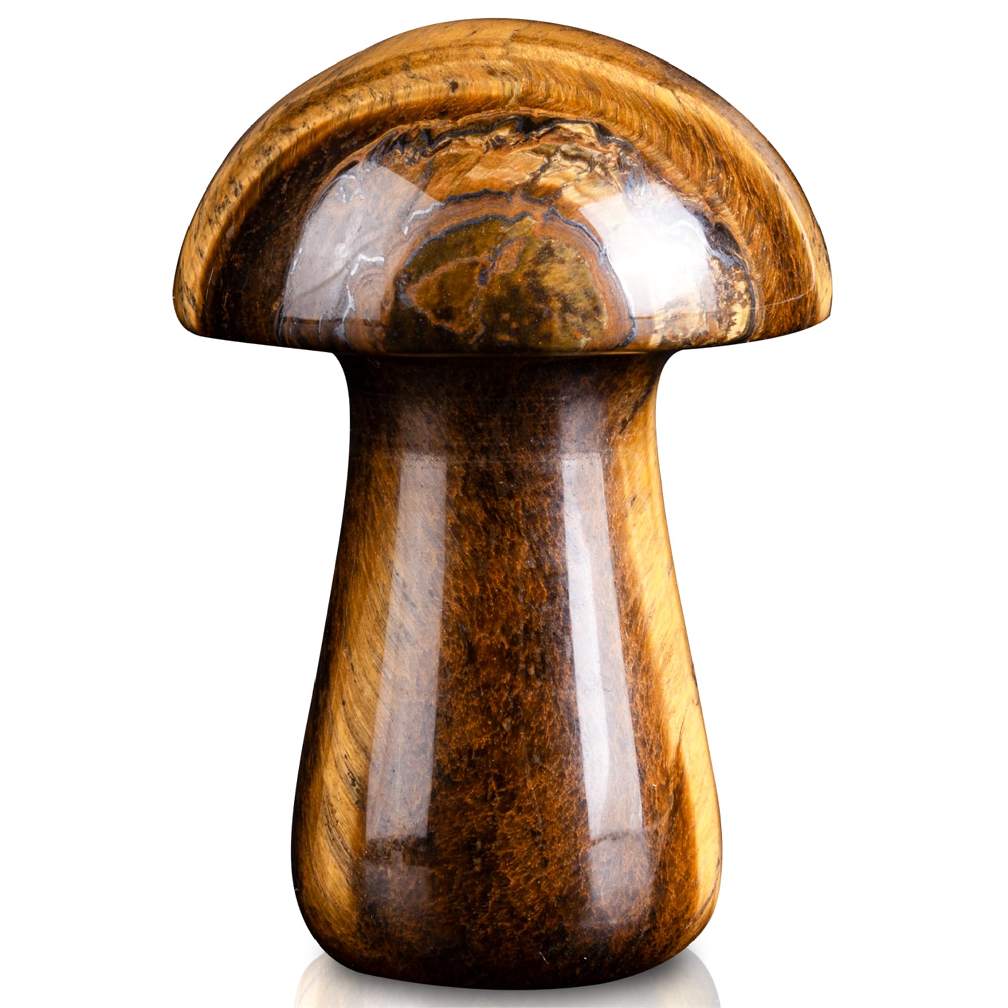 YATOJUZI pieza decorativa natural ojo de tigre para ambientes zen.