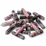 Conjunto YATOJUZI de 10 piedras rhodochrosita listo para meditación y equilibrio emocional