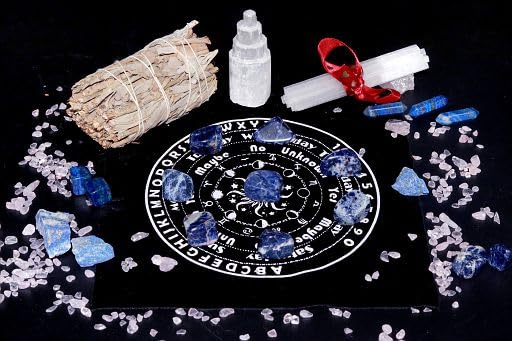 Piedras de sodalita azul de YATOJUZI con energía positiva para espacios.