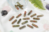 Piedras Unakite pulidas de YATOJUZI listas para meditaciones