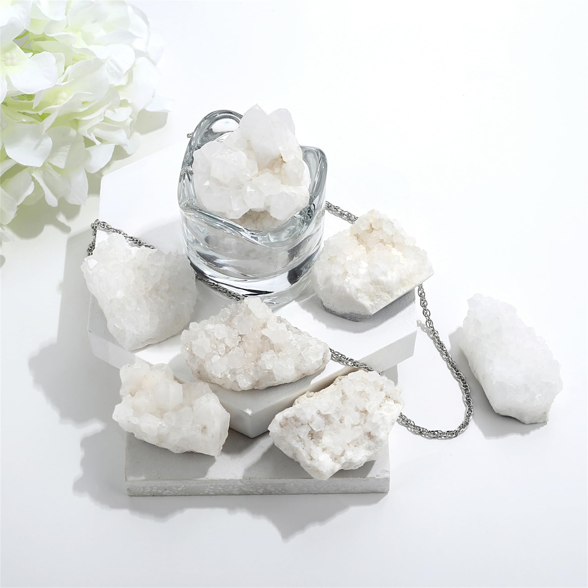 YATOJUZI decoracion-escritorio-cristal, pieza natural para embellecer el espacio de trabajo.