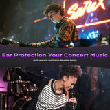 Protección versátil para conciertos, festivales y clubes nocturnos.