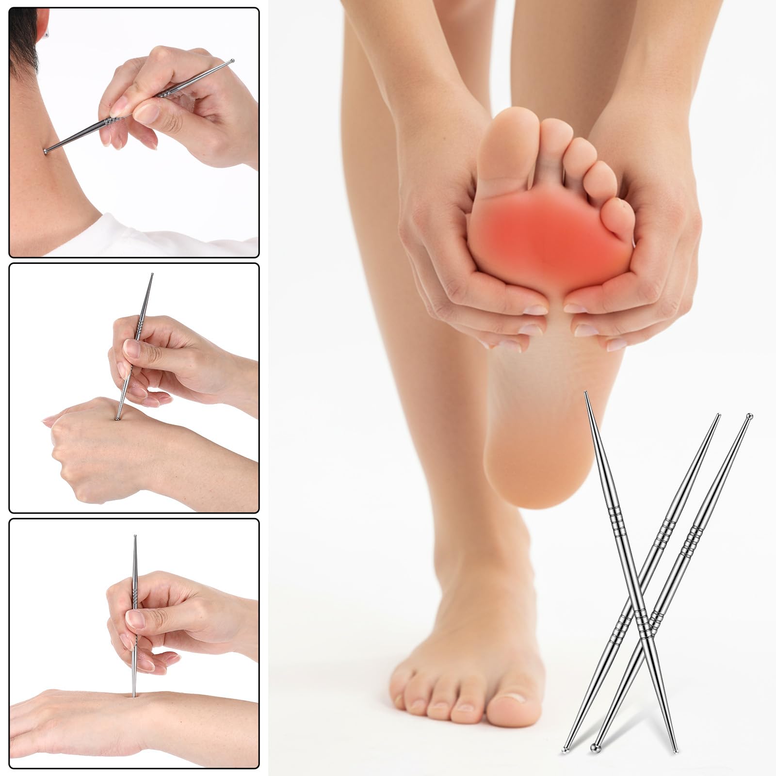 Herramienta portátil YBEATY, ideal para masaje corporal en casa.