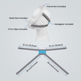 YBWM correa de cabeza AirFit F30i mantiene su forma tras lavados.