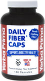 Yerba Prima Daily Fiber Caps: botella elegante para consumo diario y fibra soluble e insoluble