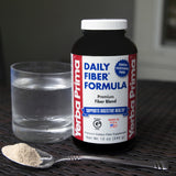 Yerba Prima Daily Fiber Formula mezcla en vaso para una ingesta fácil.