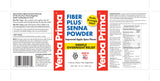 Yerba Prima Fiber Plus Senna, cucharilla medidora, dosis fácil para rutina diaria.