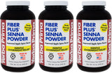 Yerba Prima Fiber Plus Senna, polvo en bote, favorece una regularidad suave.