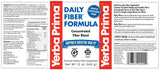 Cucharada de polvo de Yerba Prima Daily Fiber Formula para mezclar en bebidas.