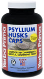 Yerba Prima Psyllium Cápsulas: frente de la botella para apoyo diario de regularidad.