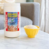 Yerba Prima Psyllium: etiqueta orgánica en envase, opción sin gluten ni OGM.