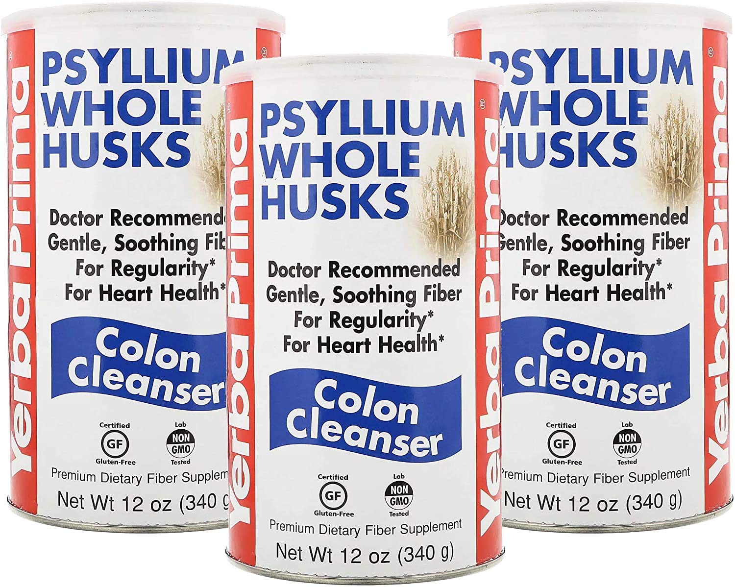 Yerba Prima Psyllium Husk caja: apoyo a la regularidad diaria