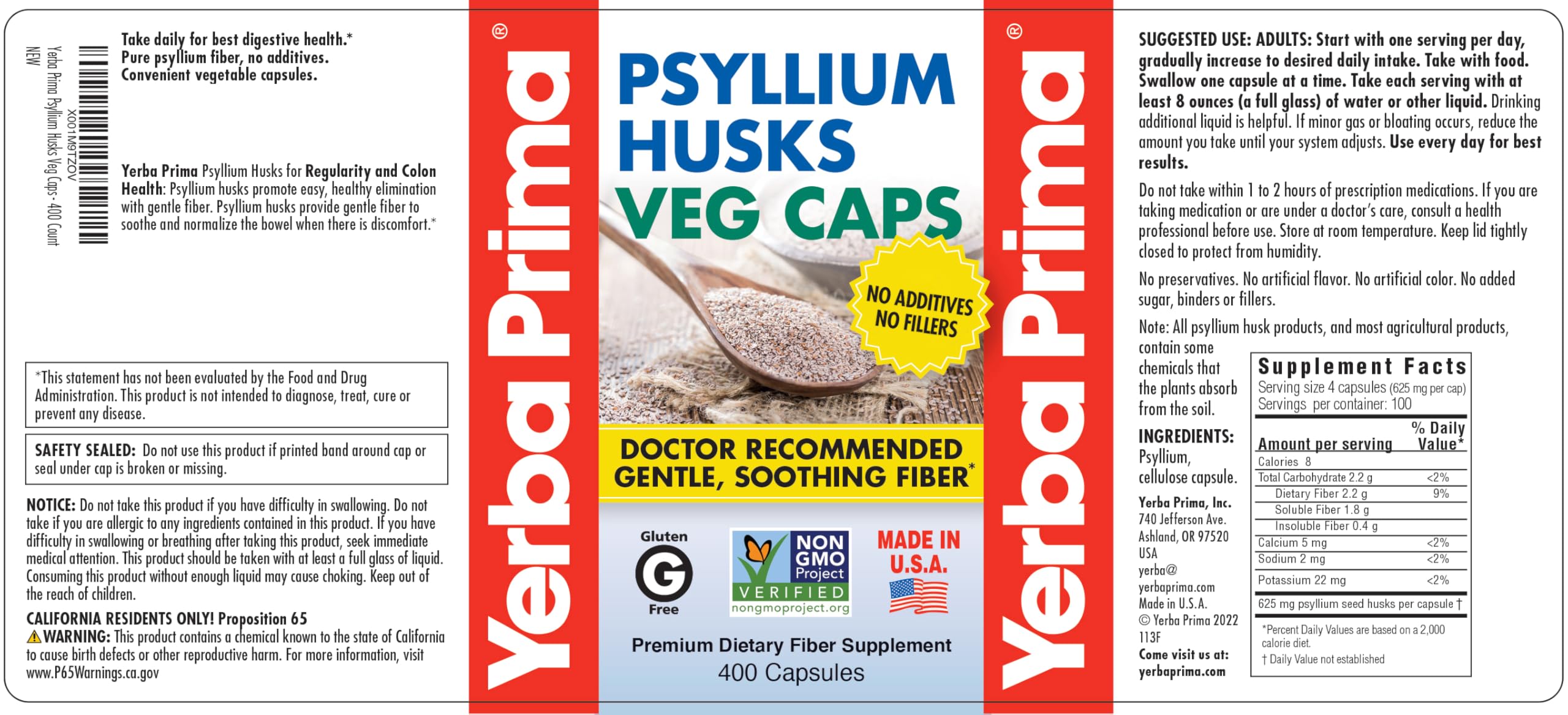 Rutina diaria con cápsulas de psyllium para apoyo digestivo suave.