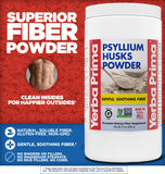 Yerba Prima Psyllium Husks Polvo su mezcla fácil en bebidas y batidos.