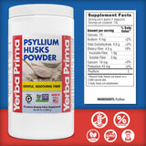 Yerba Prima Psyllium Husks Polvo sin sabor para recetas o horneado.